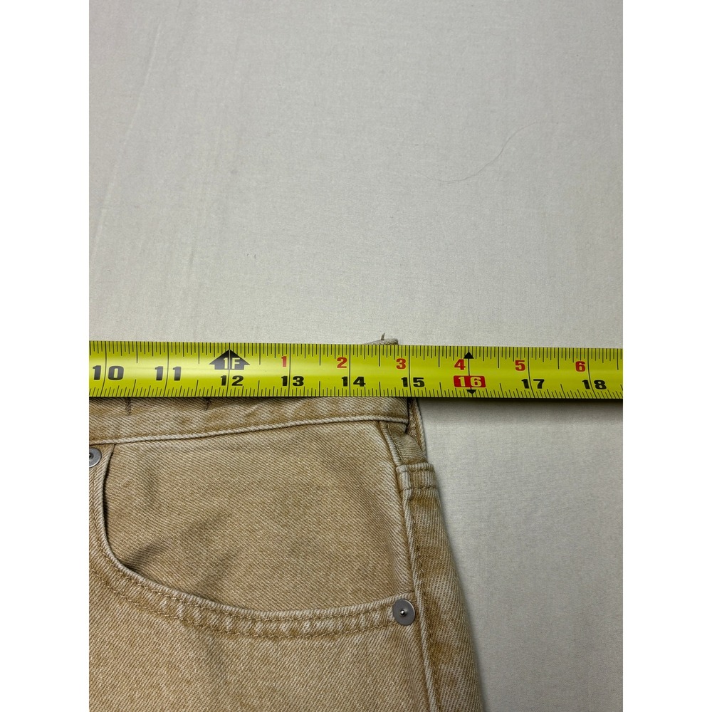 Madewell The Perfect Vintage Wide-Leg Jean Tan Brown 100% Cotton Womens 28X30 - Picture 8 of 12